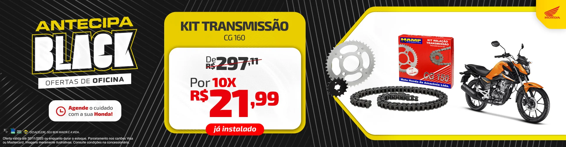 Pós-Venda | Kit Transmissão CG 160