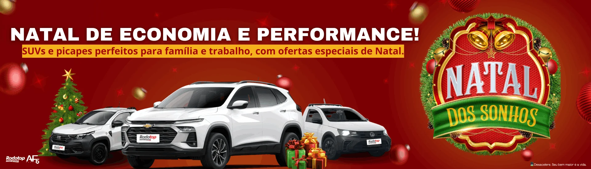 Natal Rodotop: SUVs e Picapes com Preços Especiais