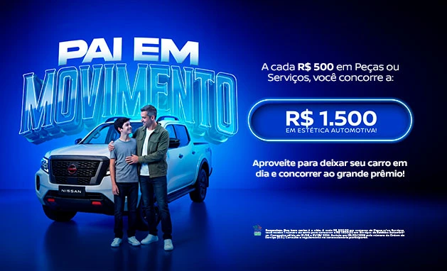 1.6 Advance CVT 2026 - Pai em Movimento | Campanha de Agosto Nissan Bonsai
