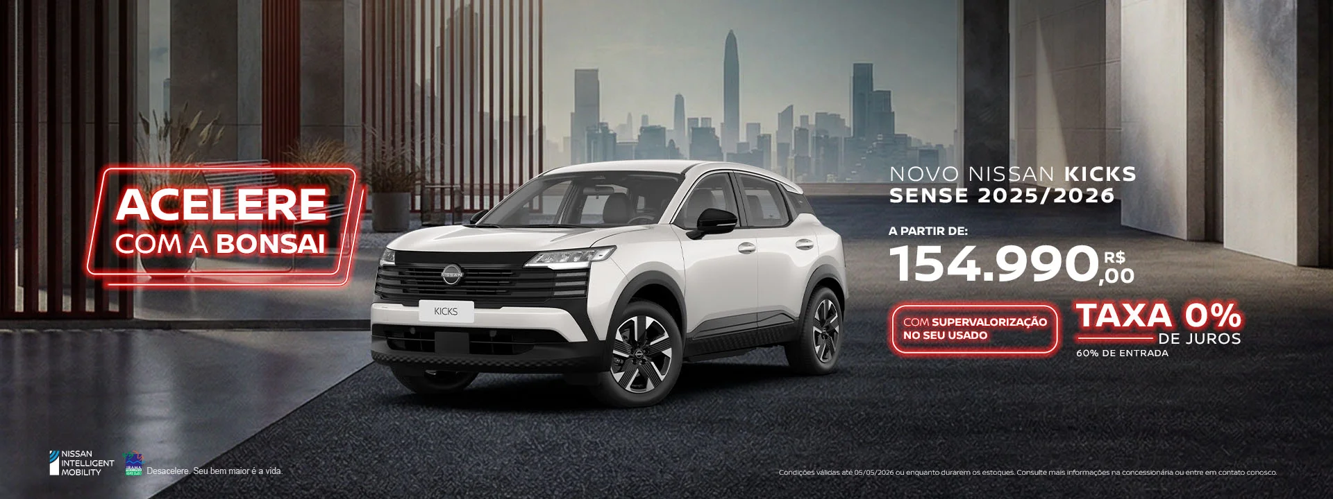 Banner_Home_Desktop_Acelere%20com%20a%20Bonsai_Novo%20Nissan%20Kicks%20Sense%202025_2026_1920x720