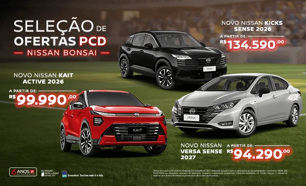 Active  - Ofertas PCD Nissan 2026 e 2027 | Condições Especiais Nissan Bonsai
