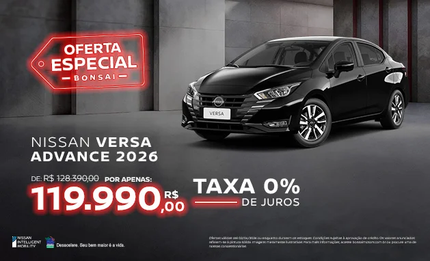 1.6 Advance CVT 2026 - Nissan Versa Advance 2026