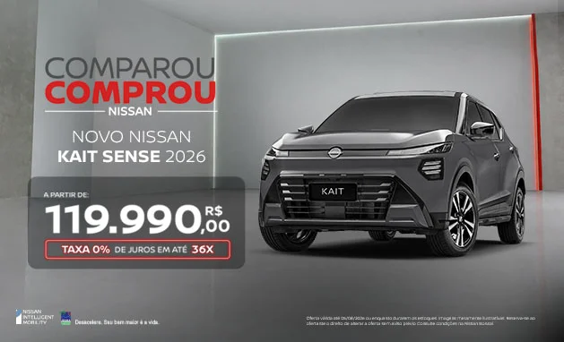 Sense - Novo Nissan KAIT Sense 2026 em Oferta | Nissan Bonsai