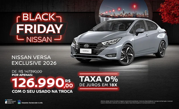 1.6 Exclusive CVT 2026 - Nissan Versa Exclusive 2026