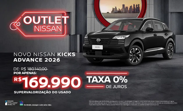Advance 2026 - Novo Nissan Kicks Advance 2026