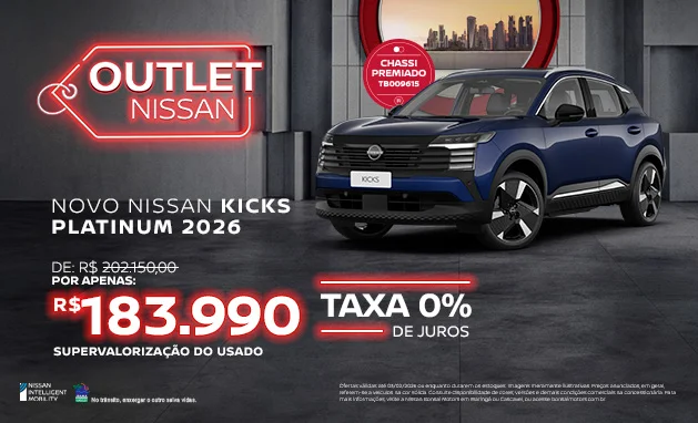 Platinum 2026 - Novo Nissan Kicks Platinum 2026