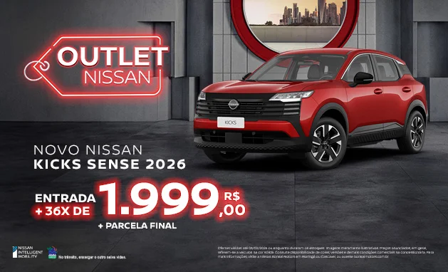 Sense 2026 - Novo Nissan Kicks Sense 2026