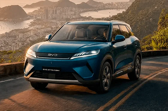 BYD Atto 2 estreia no Brasil como primeiro SUV híbrido plug-in flex da marca