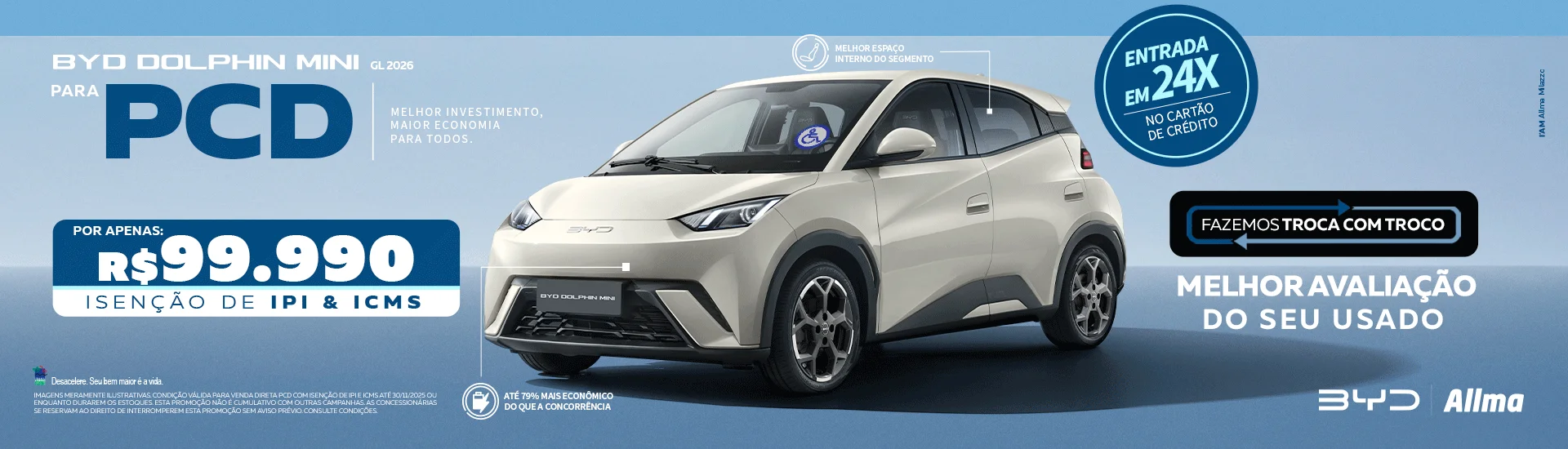 BYD Dolphin Mini PCD