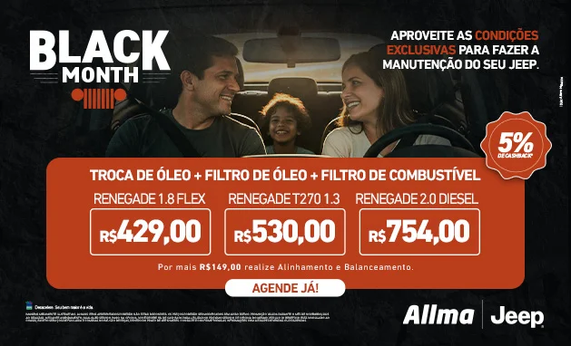 Troca de óleo + filtro de óleo + filtro de combustível