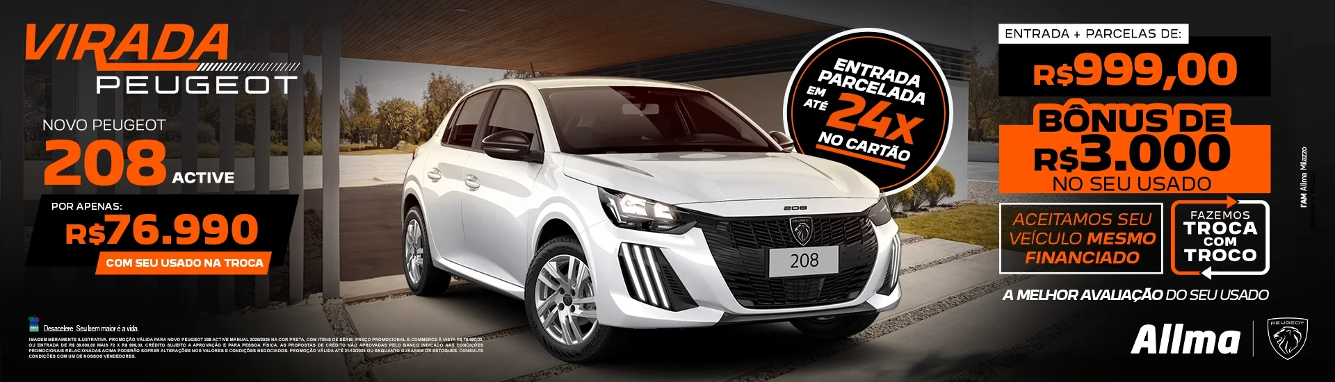 Novo Peugeot 208 Active