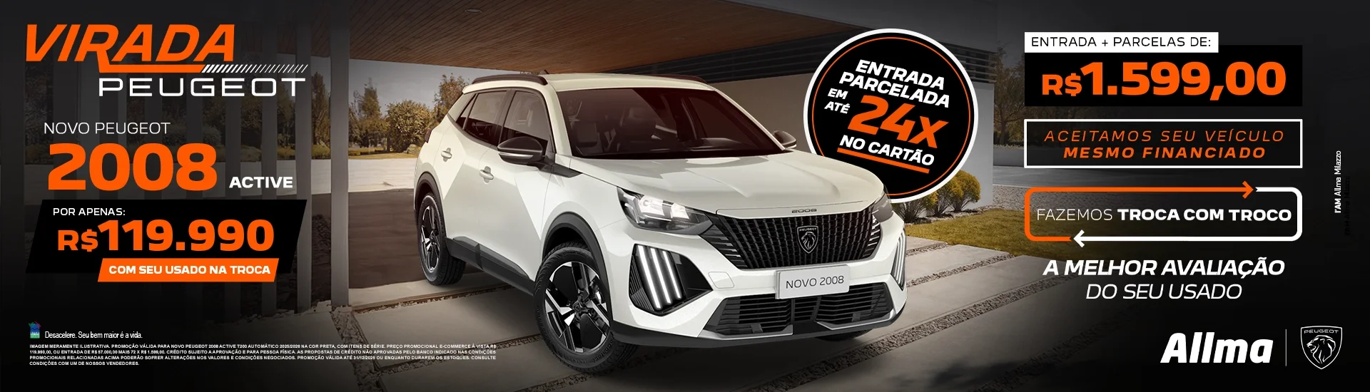 NOVO PEUGEOT 2008 ACTIVE