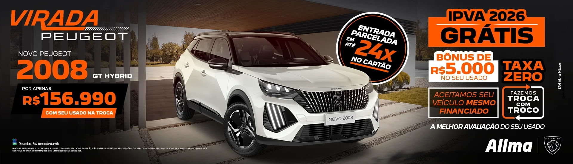 NOVO PEUGEOT 2008 GT HYBRID