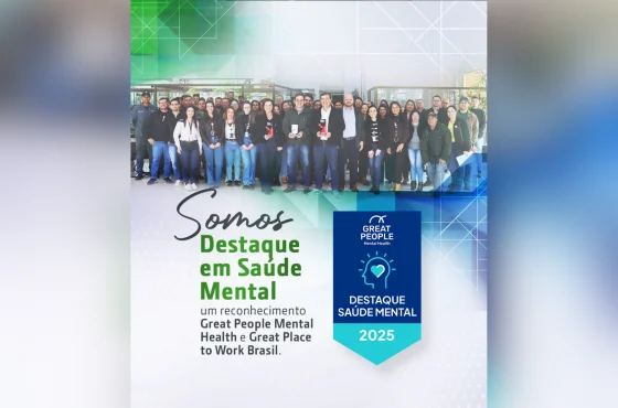 A Alvorada recebeu o Destaque em Saúde Mental, reconhecimento concedido pelo Great Place to Work às empresas que se destacam por promover um ambiente de trabalho saudável, equilibrado e voltado ao bem-estar emocional das pessoas. 🌱