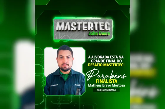 Alvorada Entre os 10 melhores técnicos John Deere do Brasil! 👏🏼