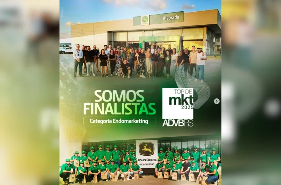 Com orgulho, anunciamos que somos finalistas no Top de Marketing ADVB/RS 2025 @advb_rs , na categoria Endomarketing.
