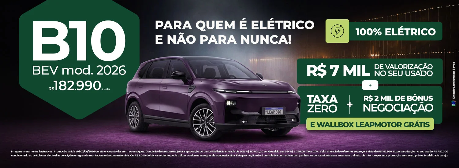 B10 BEV R$182.990,00 à vista
