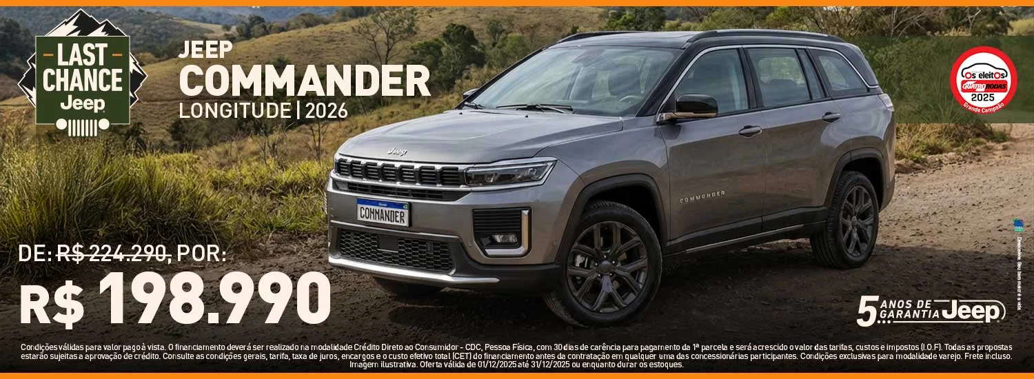 Jeep Commander Longitude 2026