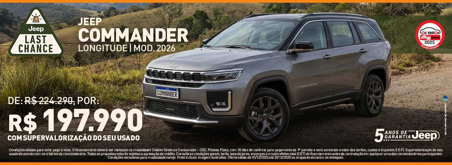 Jeep Commander Longitude 2026