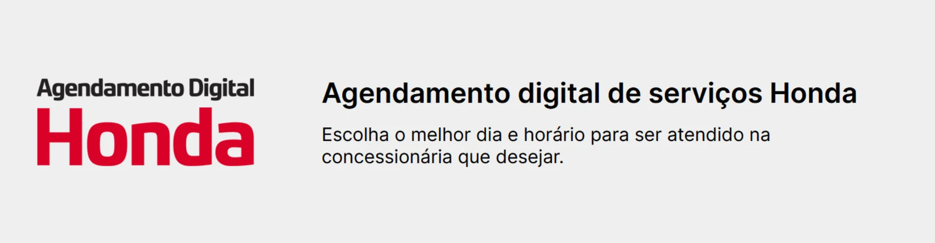 Agendamento Servicos Honda