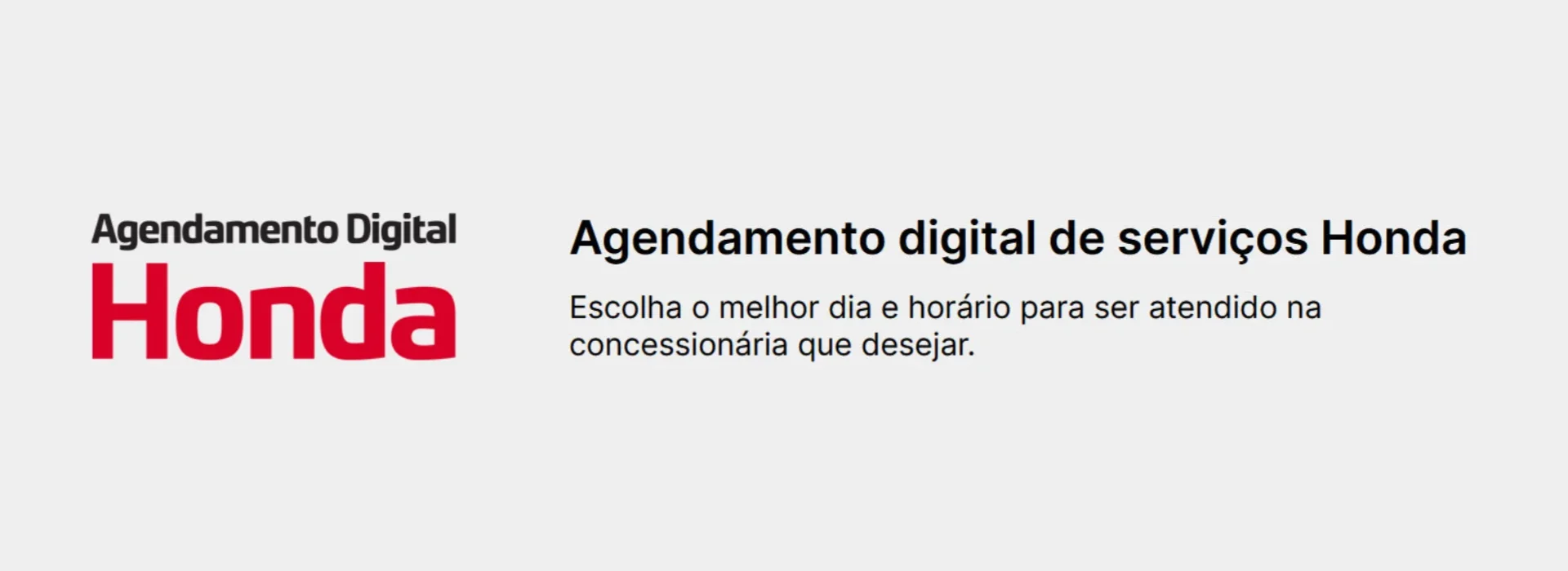 Agendamento Servicos Honda