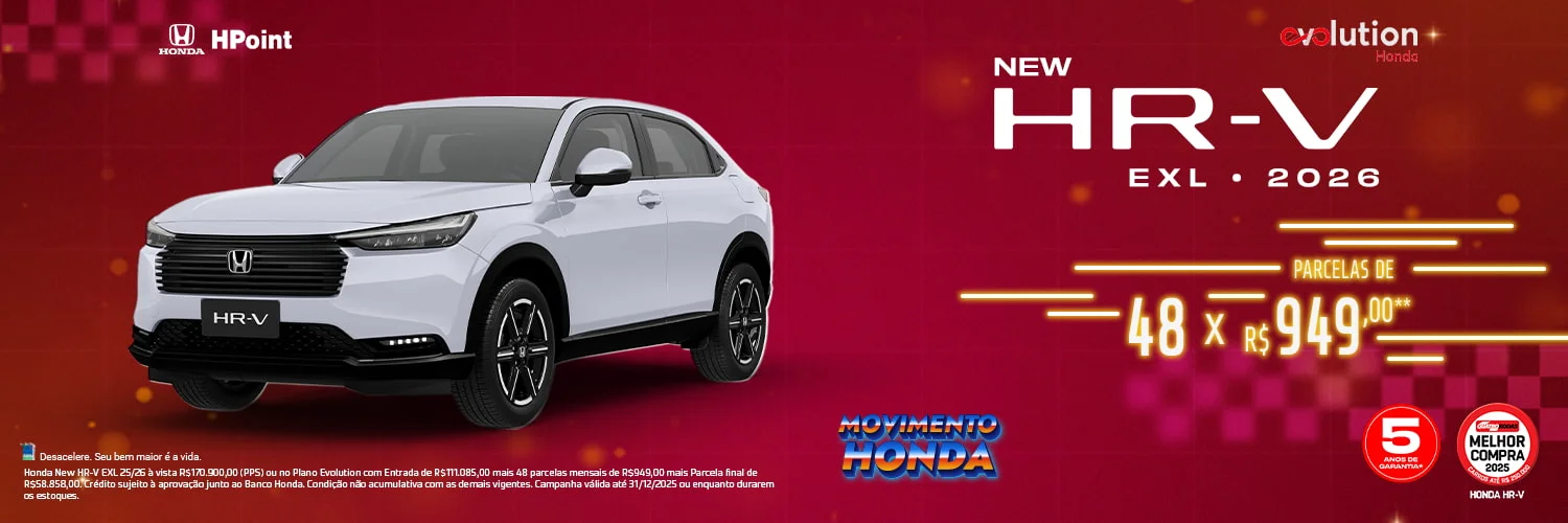HR-V no Plano Evolution
