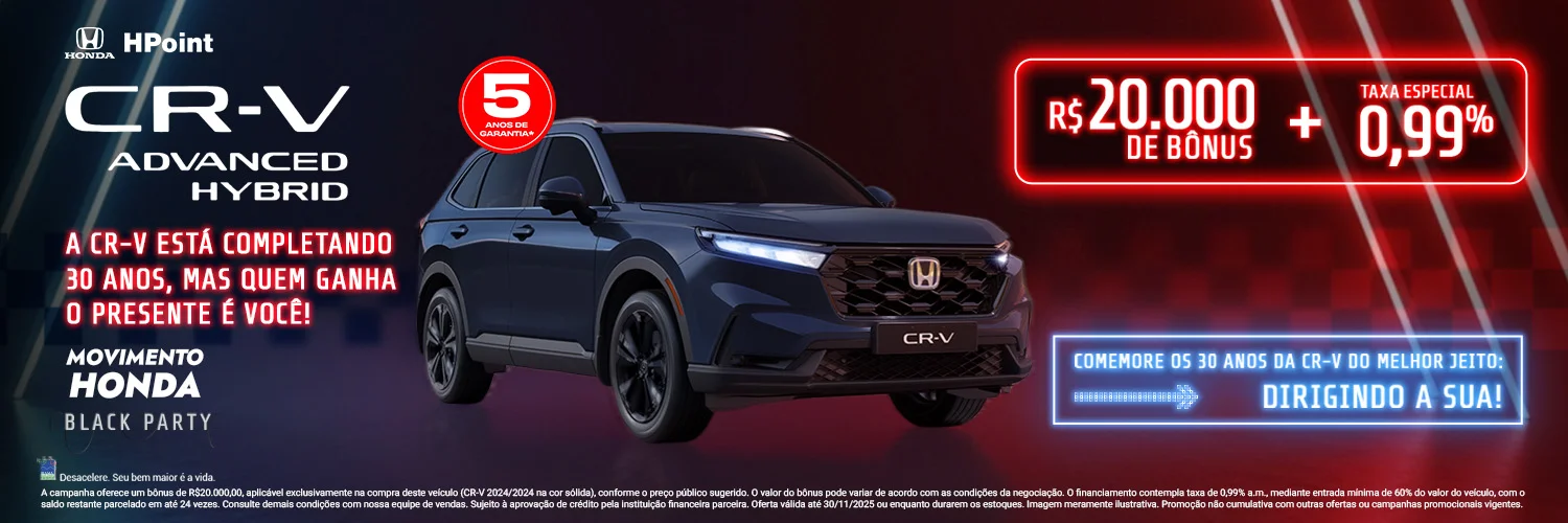 CR-V com Condições Especiais
