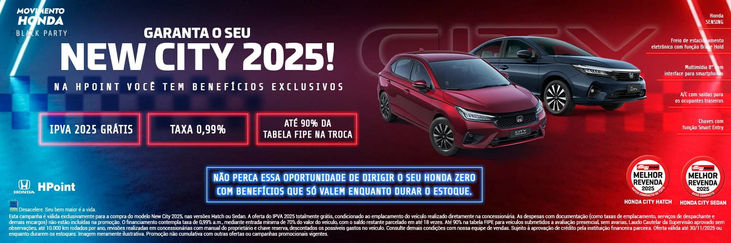 New City 2025 com Condições Especiais