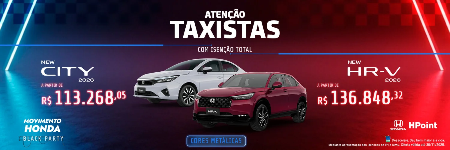 Condições Especiais para Taxistas