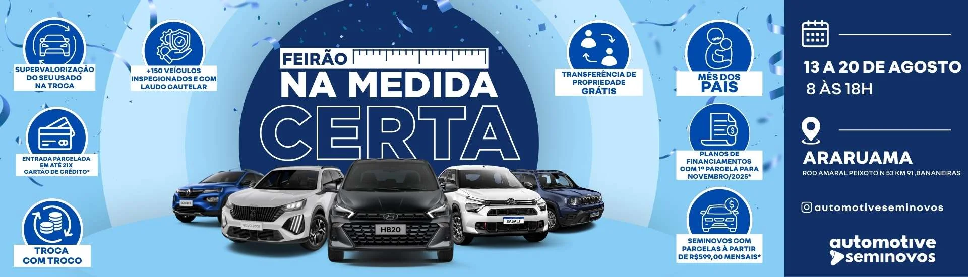 Feirão de Seminovos - Na Medida Certa