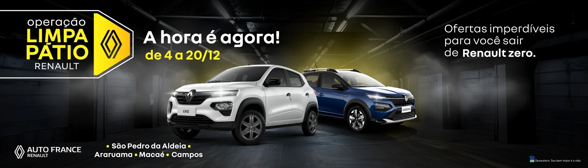 Operação limpa pátio Renault