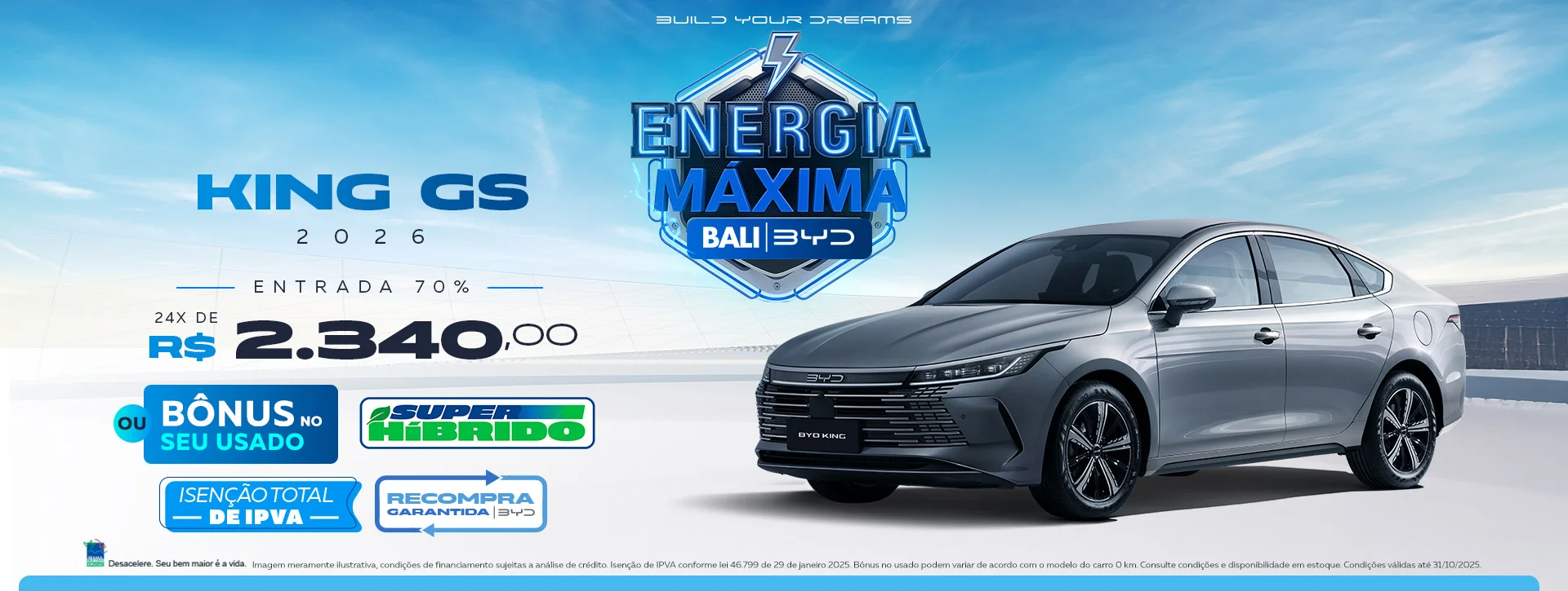 Bali BYD - Ofertas de Outubro