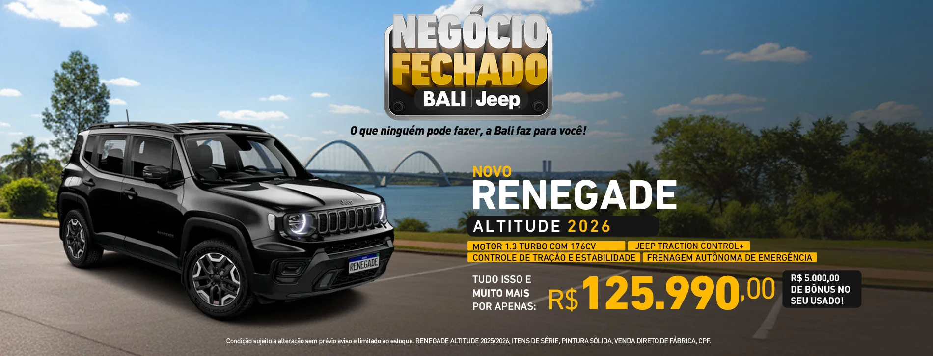 Bali Jeep - Ofertas de Outubro