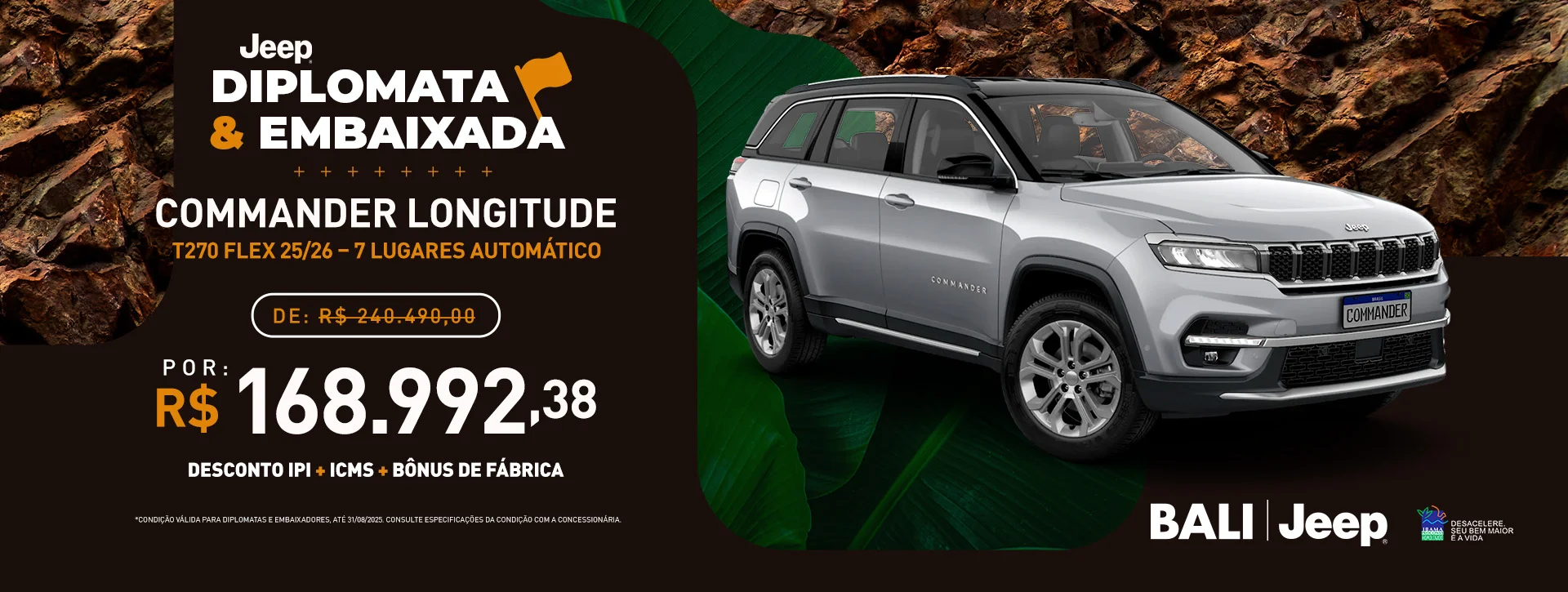 Bali Jeep Agosto - Vendas Diretas