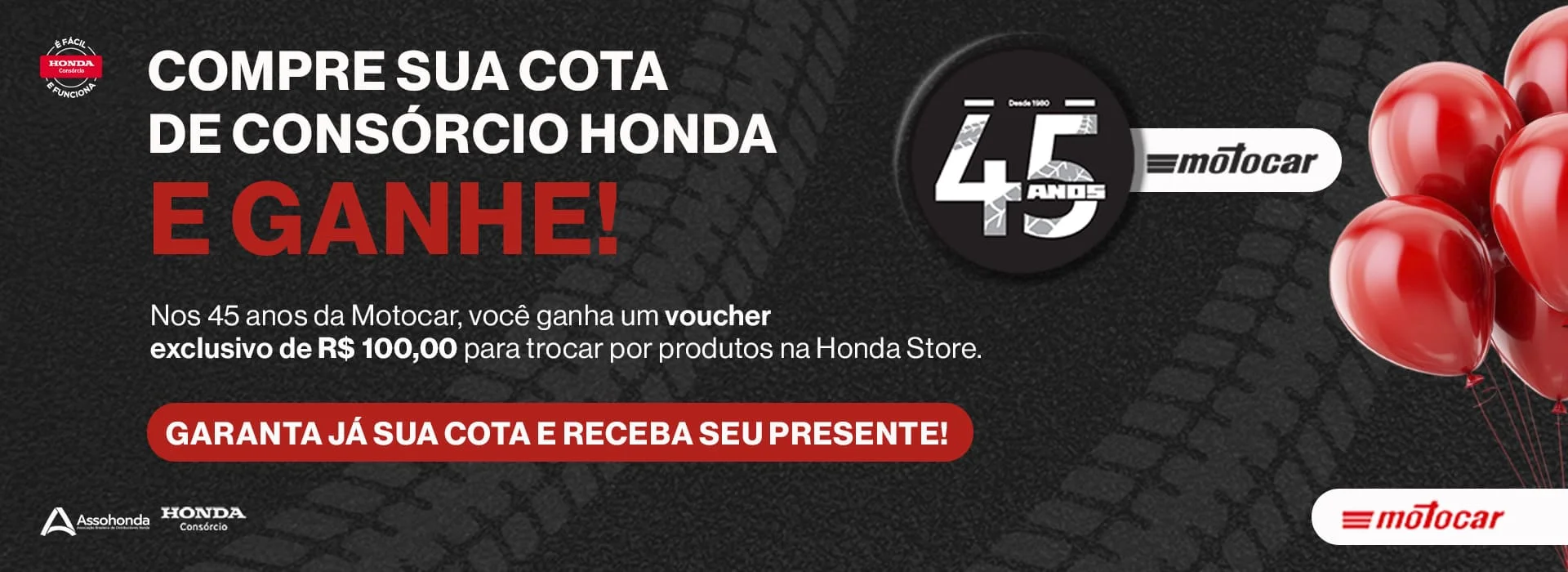 Aproveite os 45 anos da motocar!