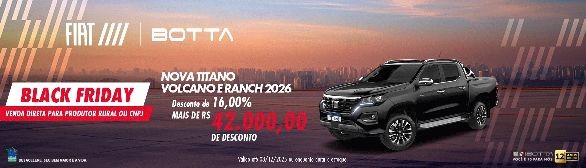 NOVA TITANO VOLCANO E RANCH