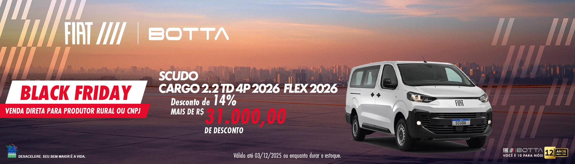 SCUDO CARGO 2.2 TD 4P 2026  FLEX 2026