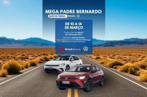 Mega Padre Bernardo | Ofertas Brasal Volkswagen