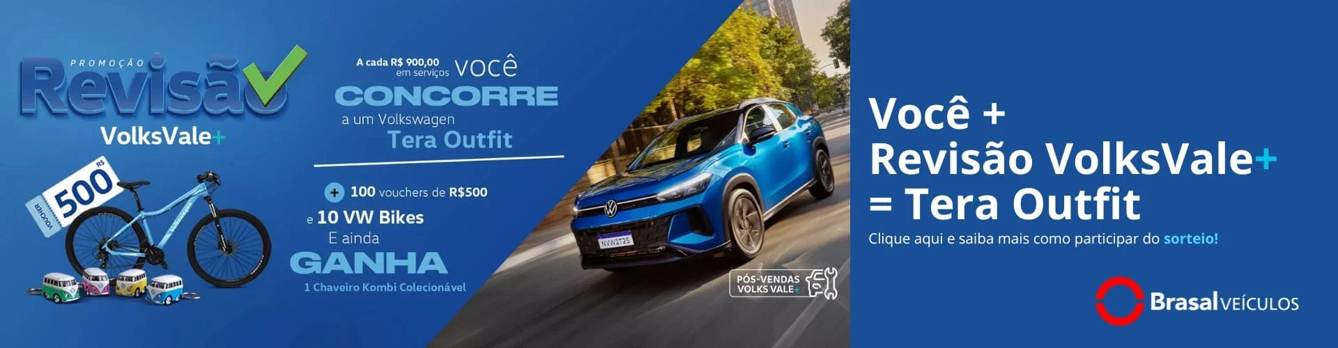 Sua próxima revisão pode te levar a bordo de um Volkswagen Tera Outfit!