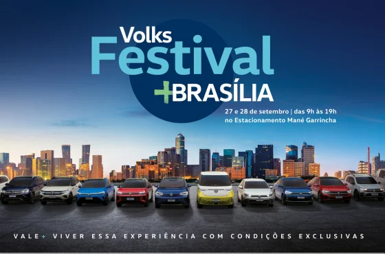 Volks Festival chega a Brasília com entrada gratuita e atrações para toda a família Volks Festival chega a Brasília com entrada gratuita e atrações para toda a família