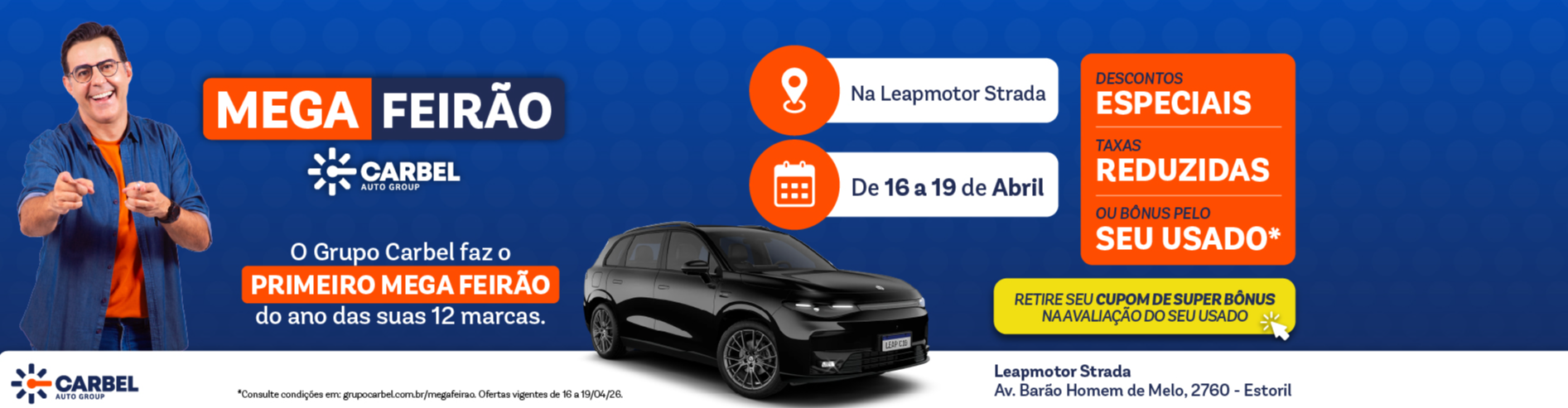 MEGA FEIRÃO DO GRUPO CARBEL