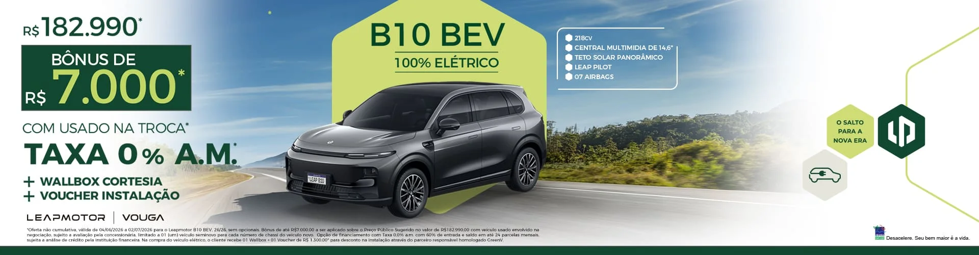 Leapmotor B10 BEV 100% ELÉTRICO