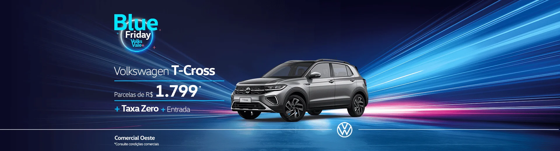 TCROSS COM BÔNUS ESPECIAL E TAXA ESPECIAL