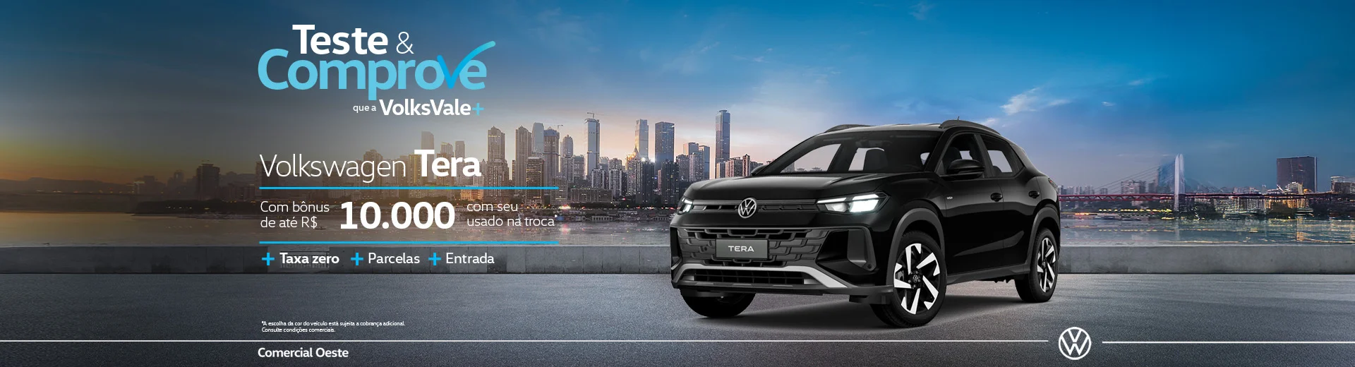 Tera é o SUV perfeito para você, repleto de tecnologia e com taxa zero.