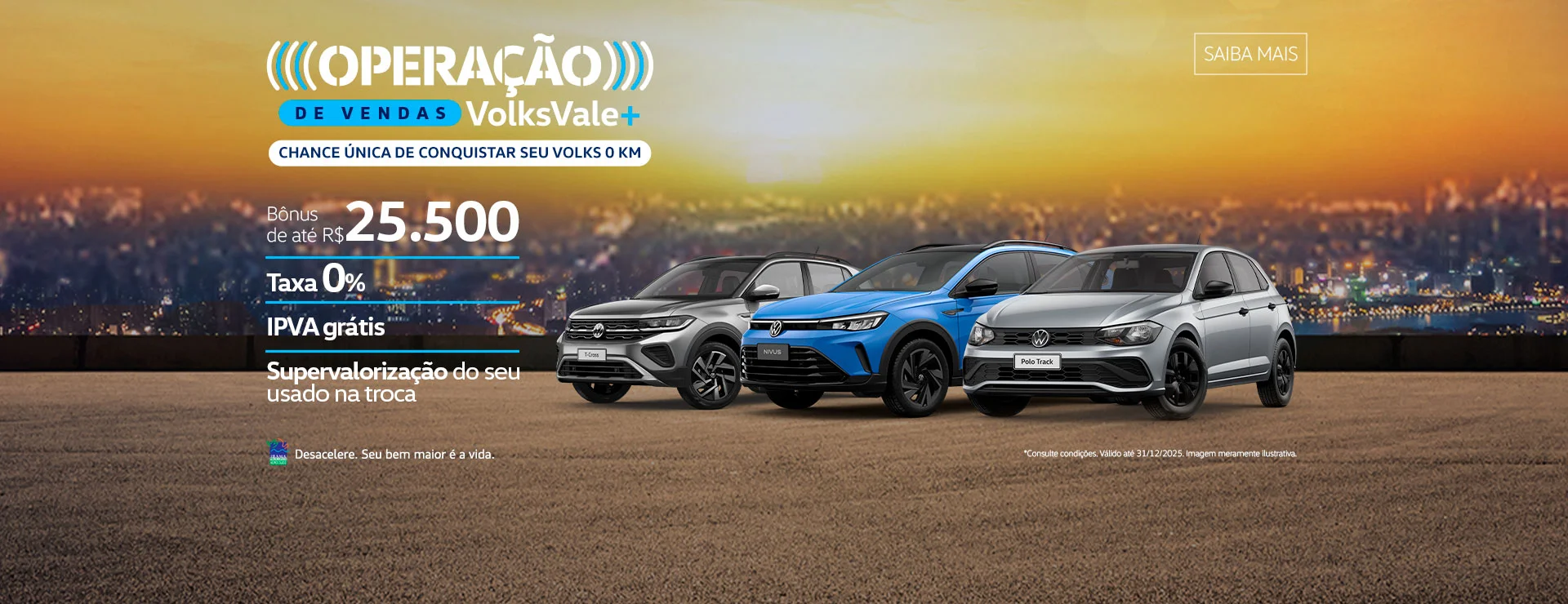 Operação de Vendas Volks Vale +