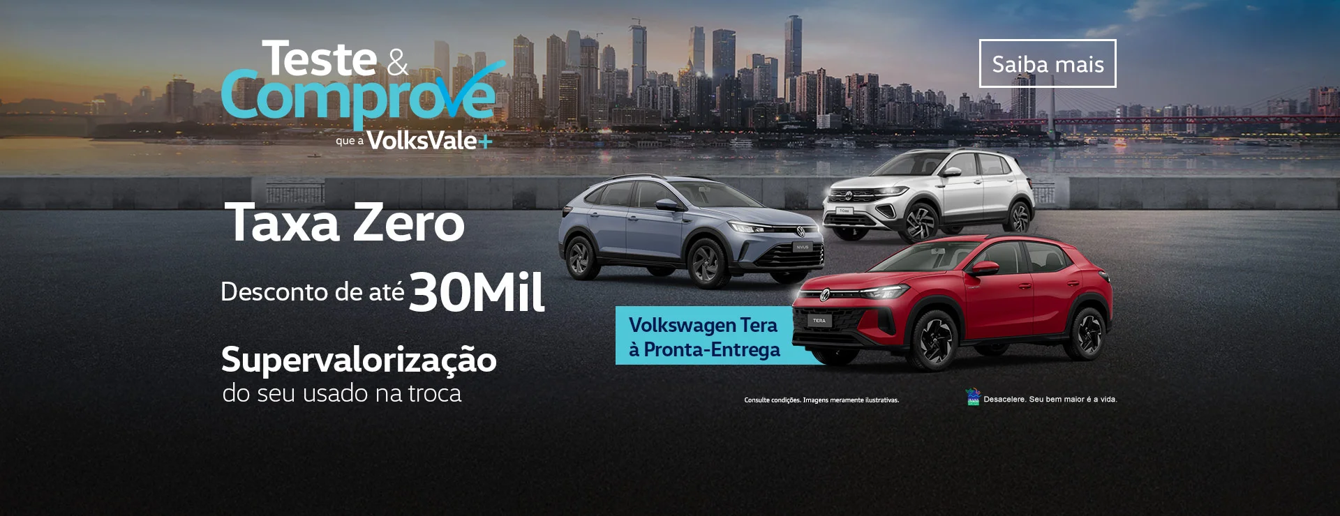 Teste e Comprove - Volks Vale +
