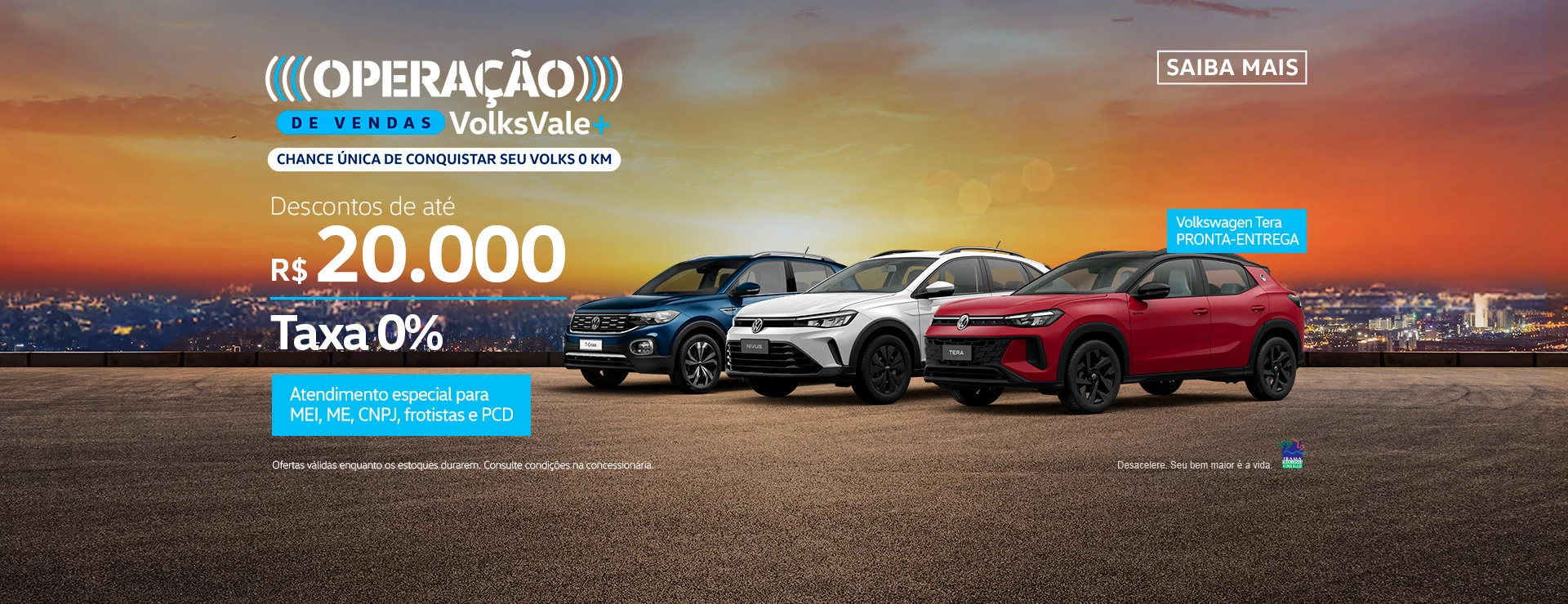 Operação de Vendas Volks Vale +