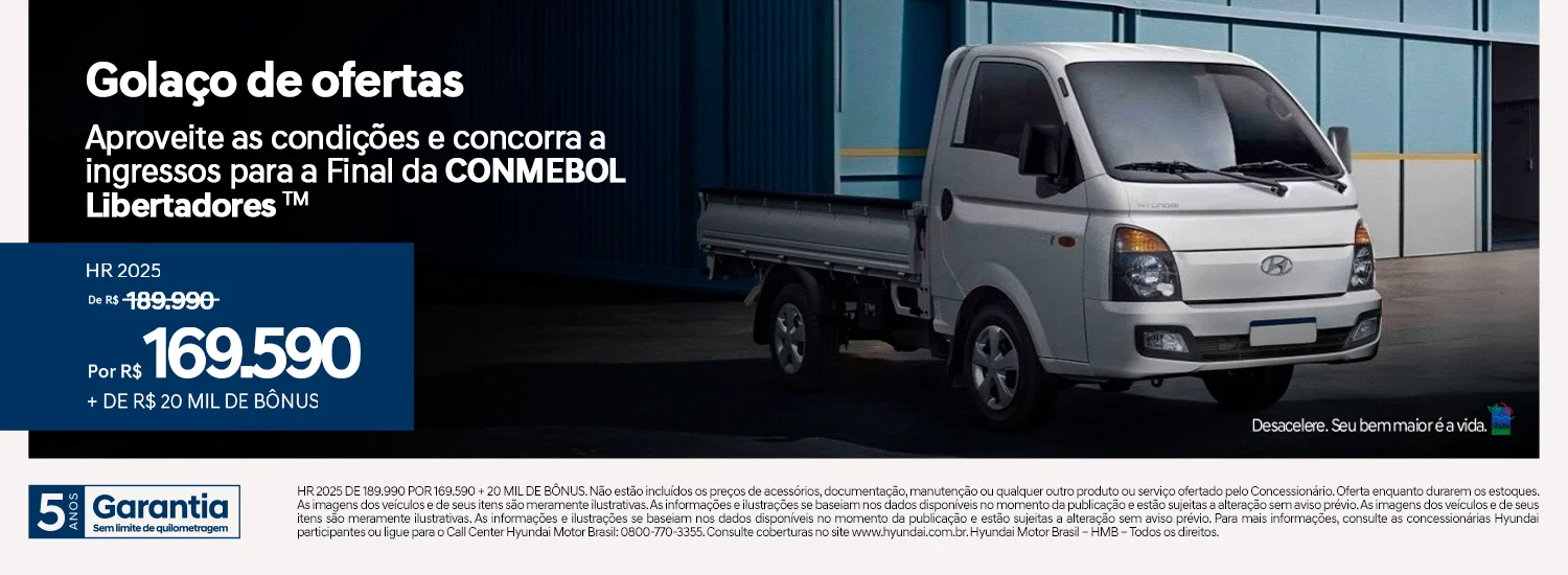 HR 2025 Por R$ 165.590,00