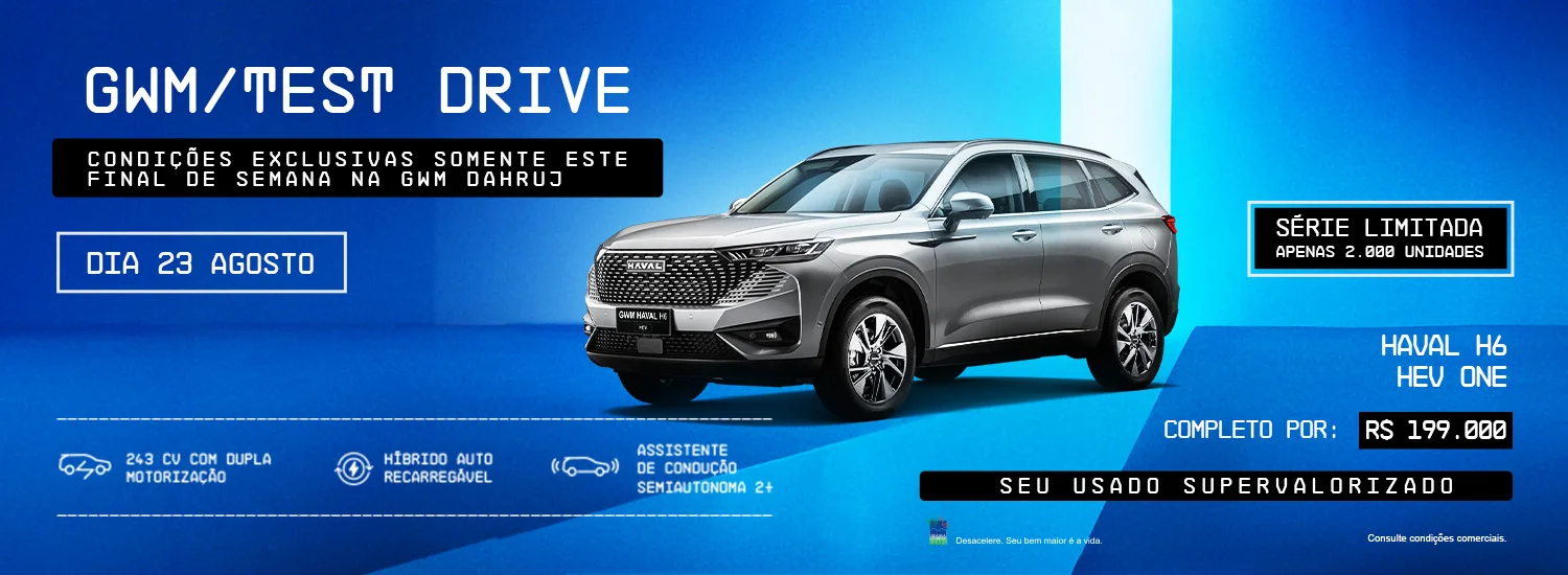 Haval H6 HEV ONE Teste drive