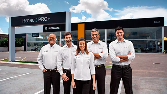 equipe de vendas especializada